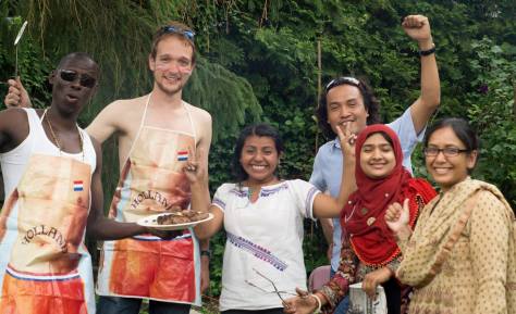 Holanda y compañeros del PhD 2014